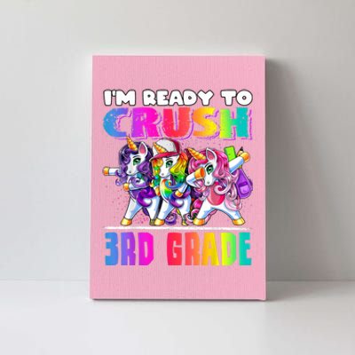 Crush 3rd Grade Dabbing Unicorn Back To School Backpack Girl Canvas