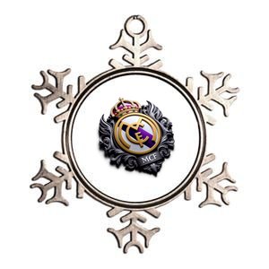 Cool 3d Madrid Cf Metallic Star Ornament