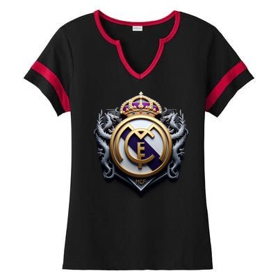 Cool 3d Real Madrid Cf Image Ladies Halftime Notch Neck Tee