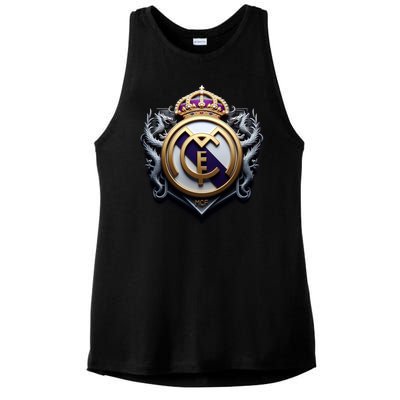 Cool 3d Real Madrid Cf Image Ladies PosiCharge Tri-Blend Wicking Tank