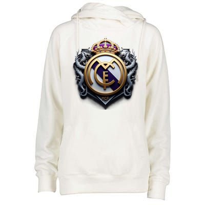 Cool 3d Real Madrid Cf Image Womens Funnel Neck Pullover Hood