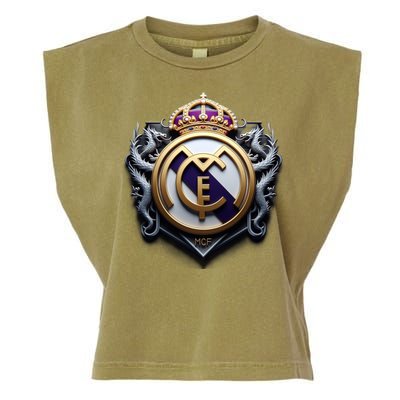 Cool 3d Real Madrid Cf Image Garment-Dyed Women's Muscle Tee