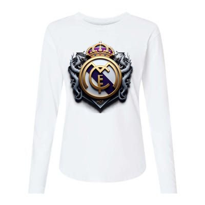 Cool 3d Real Madrid Cf Image Womens Cotton Relaxed Long Sleeve T-Shirt