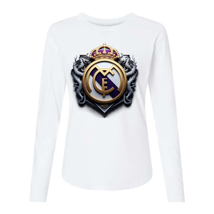 Cool 3d Real Madrid Cf Image Womens Cotton Relaxed Long Sleeve T-Shirt