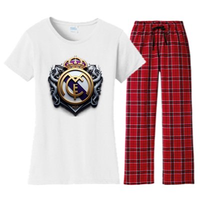 Cool 3d Real Madrid Cf Image Women's Flannel Pajama Set