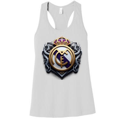 Cool 3d Real Madrid Cf Image Women's Racerback Tank