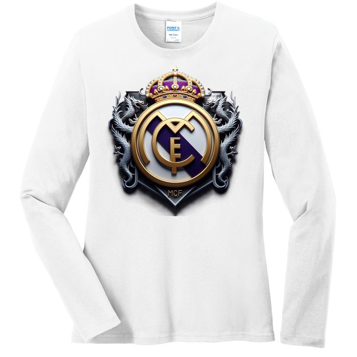 Cool 3d Real Madrid Cf Image Ladies Long Sleeve Shirt