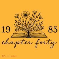 Chapter 40 1985 Bookish Reader 40th Birthday Pom Pom 12in Knit Beanie
