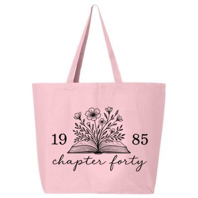 Chapter 40 1985 Bookish Reader 40th Birthday 25L Jumbo Tote