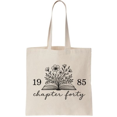 Chapter 40 1985 Bookish Reader 40th Birthday Bag
