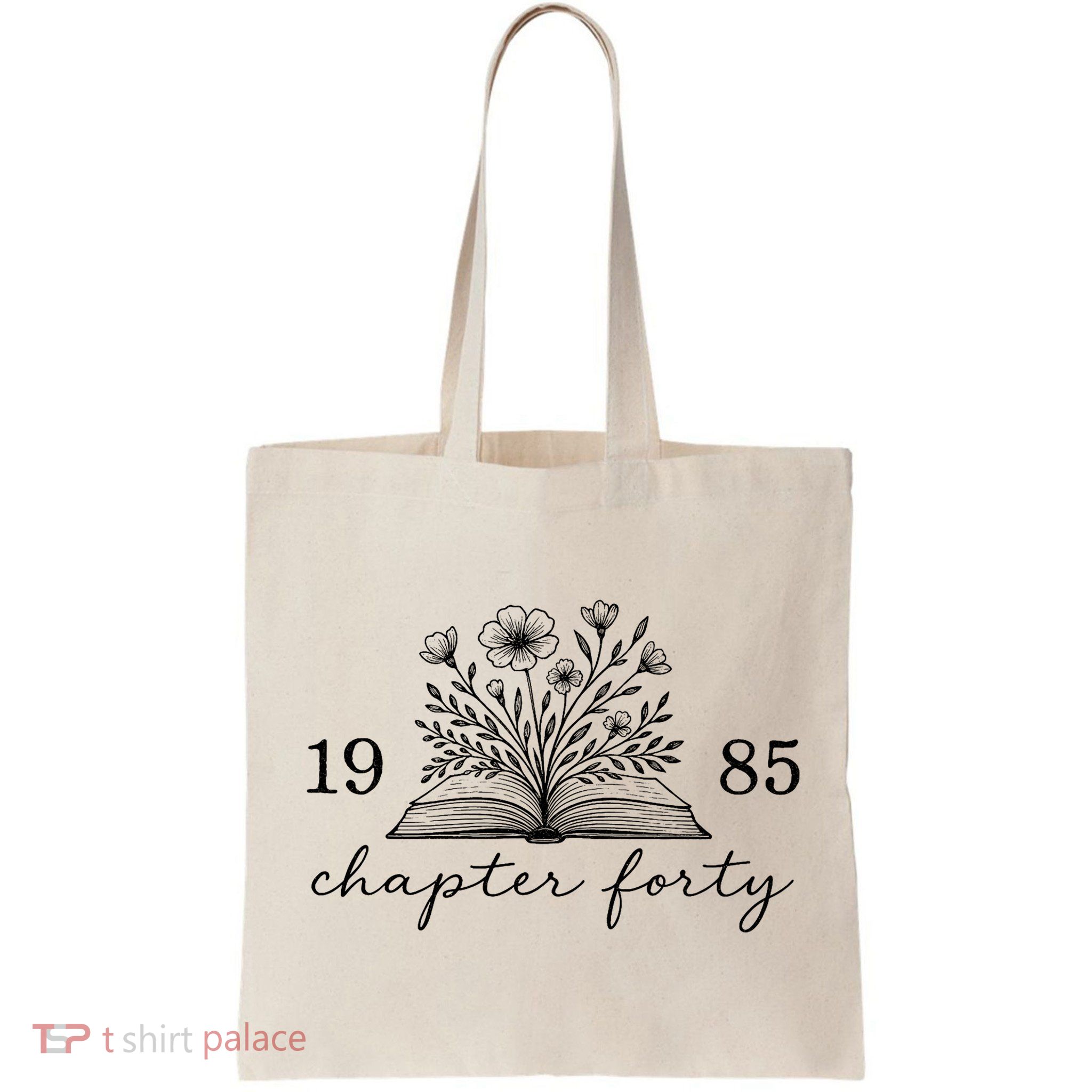 Chapter 40 1985 Bookish Reader 40th Birthday Bag