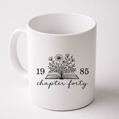 Chapter 40 1985 Bookish Reader 40th Birthday Mug