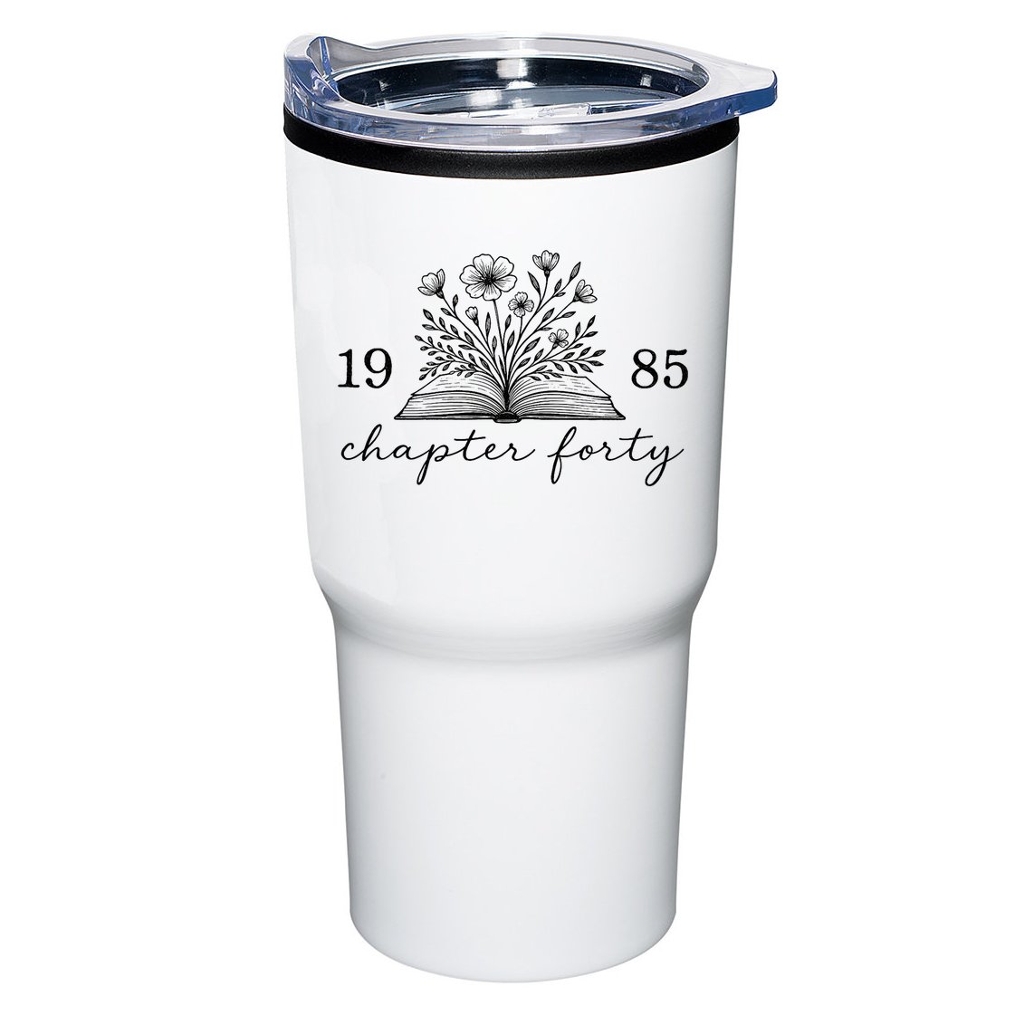 Chapter 40 1985 Bookish Reader 40th Birthday Tumbler