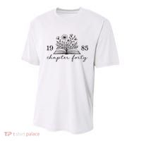 Chapter 40 1985 Bookish Reader 40th Birthday Youth Performance Sprint T-Shirt