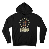 Classic 45 47 Trump American Flag Hoodie