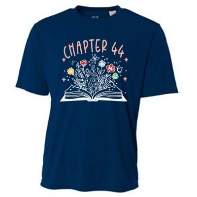 Chapter 44th Birthday Bookworm 44 Years Old For Book Loves Cooling Performance Crew T-Shirt