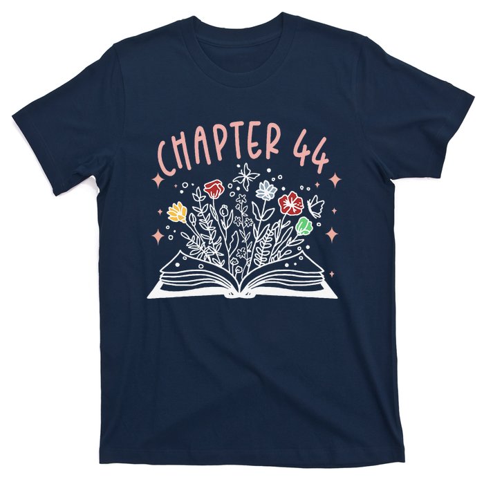 Chapter 44th Birthday Bookworm 44 Years Old For Book Loves T-Shirt