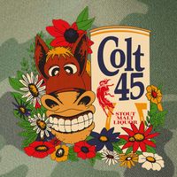 Colt 45 Beer Style Donkey Legacy Tie Dye Trucker Hat