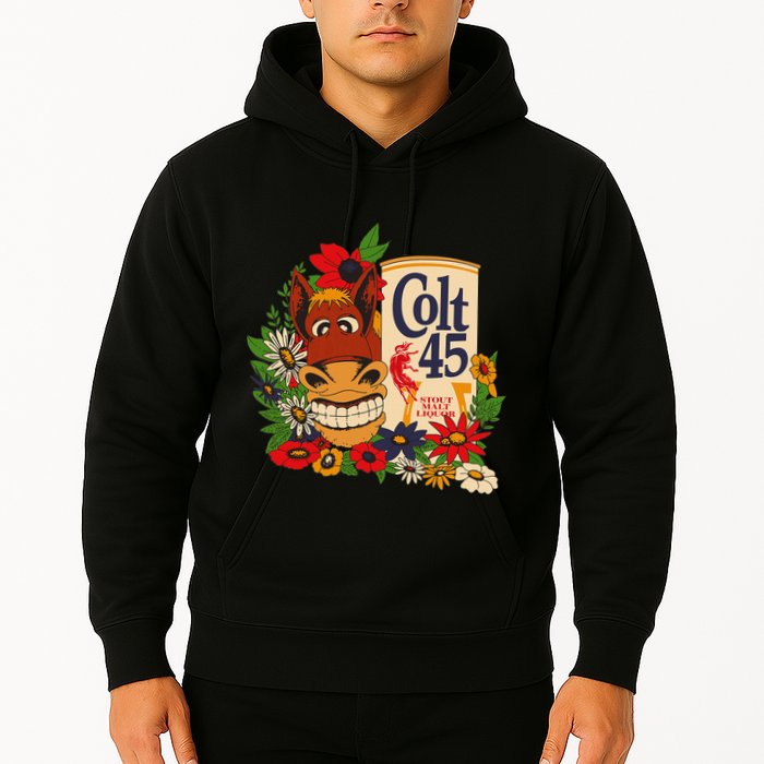 Colt 45 Beer Style Donkey Hoodie