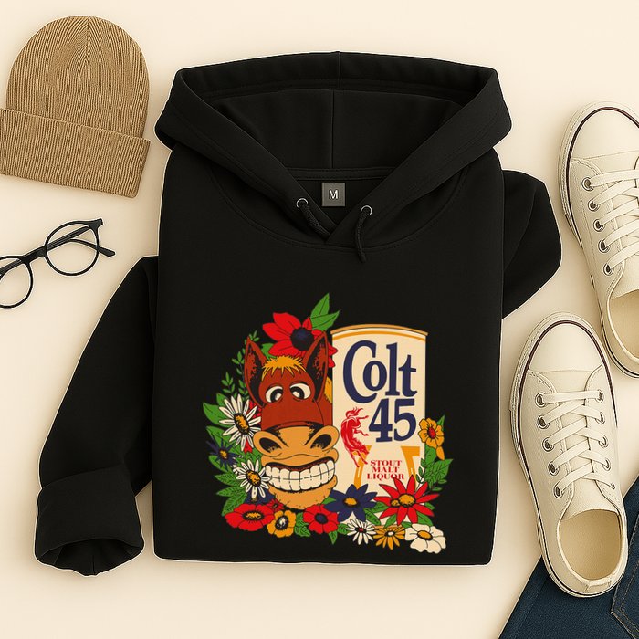 Colt 45 Beer Style Donkey Hoodie