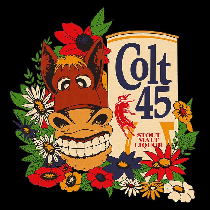 Colt 45 Beer Style Donkey 16 in Basic Backpack