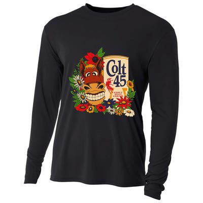 Colt 45 Beer Style Donkey Cooling Performance Long Sleeve Crew