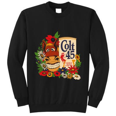 Colt 45 Beer Style Donkey Tall Sweatshirt