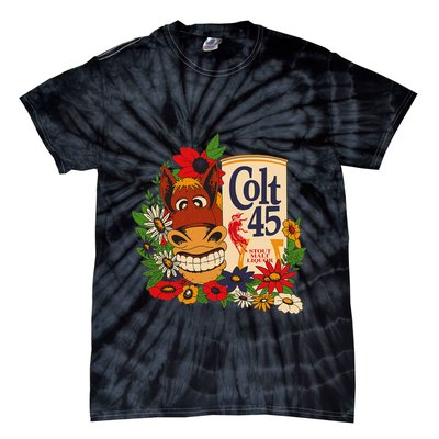 Colt 45 Beer Style Donkey Tie-Dye T-Shirt