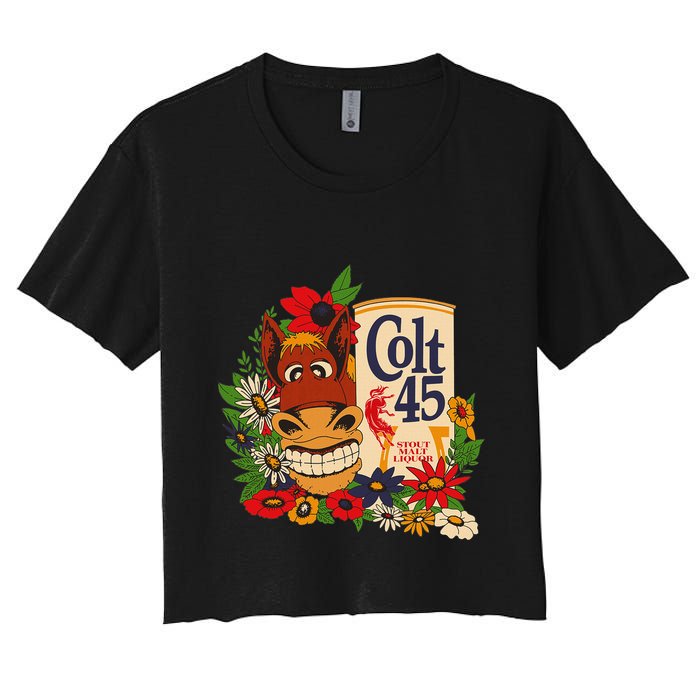 Colt 45 Beer Style Donkey Crop Top