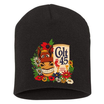 Colt 45 Beer Style Donkey Short Acrylic Beanie