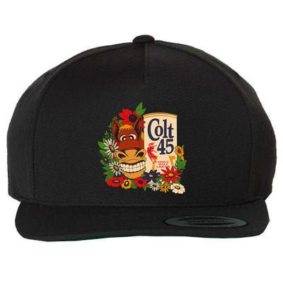 Colt 45 Beer Style Donkey Wool Snapback Cap