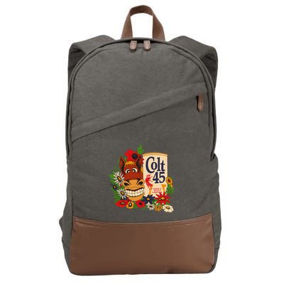 Colt 45 Beer Style Donkey Cotton Canvas Backpack