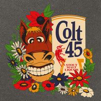 Colt 45 Beer Style Donkey Cotton Canvas Backpack