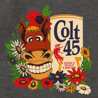 Colt 45 Beer Style Donkey Vector Backpack