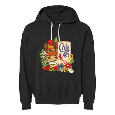 Colt 45 Classic Floral Donkey Garment-Dyed Fleece Hoodie
