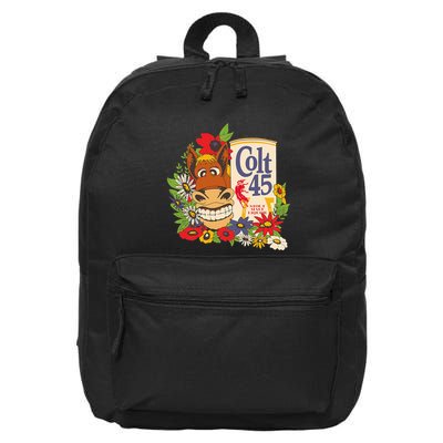 Colt 45 Classic Floral Donkey 16 in Basic Backpack