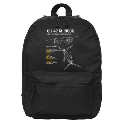 Ch 47 Chinook Helicopter 16 in Basic Backpack