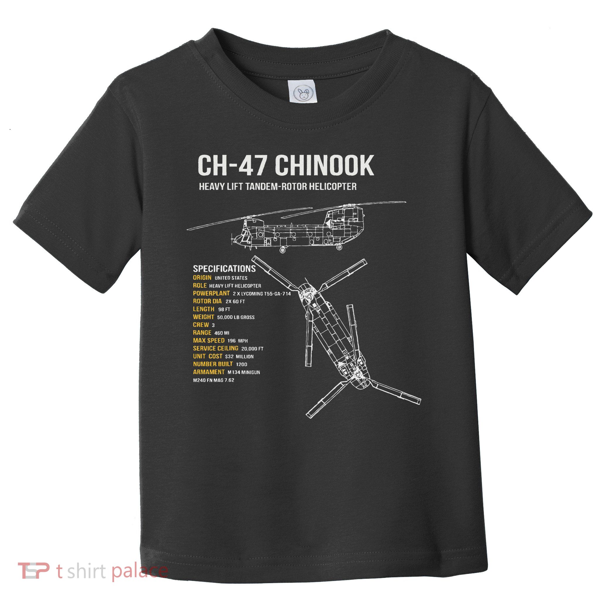Ch 47 Chinook Helicopter Toddler T-Shirt