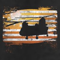 Ch 47 Chinook Helicopter Patriotic American Flag 11oz C Handle Ceramic Mug