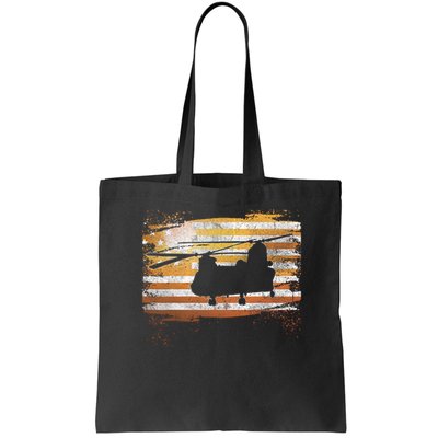 Ch 47 Chinook Helicopter Patriotic American Flag Bag