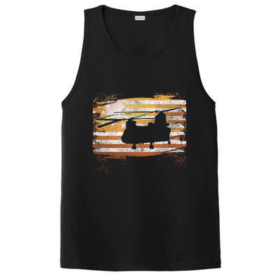 Ch 47 Chinook Helicopter Patriotic American Flag PosiCharge Competitor Tank