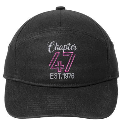 Chapter 47 EST 1976 47th Birthday Tee Gift For Womens 7-Panel Snapback Hat