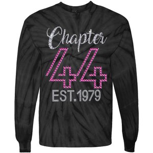 Chapter 44 EST 1979 44th Birthday Gift For Womens Tie-Dye Long Sleeve Shirt