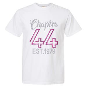 Chapter 44 EST 1979 44th Birthday Gift For Womens Garment-Dyed Heavyweight T-Shirt