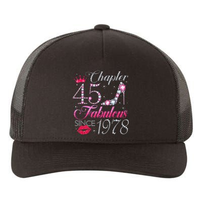 Chapter 45 Fabulous Since 1978 45Th Birthday Gift For Women Yupoong Adult 5-Panel Trucker Hat