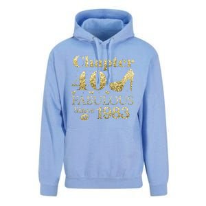 Chapter 40 Fabulous Since 1983 40Th Birthday Gift For Ladies Unisex Surf Hoodie