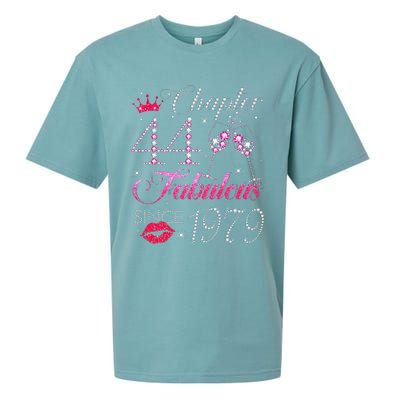 Chapter 44 Fabulous Since 1979 44th Birthday Gift For Women Sueded Cloud Jersey T-Shirt