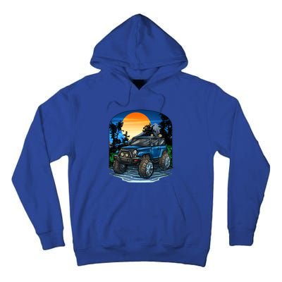 Cool 4x4 Four Wheel Suv Offmeaningful Giftroad All Wheel Drive Lover Great Gift Tall Hoodie