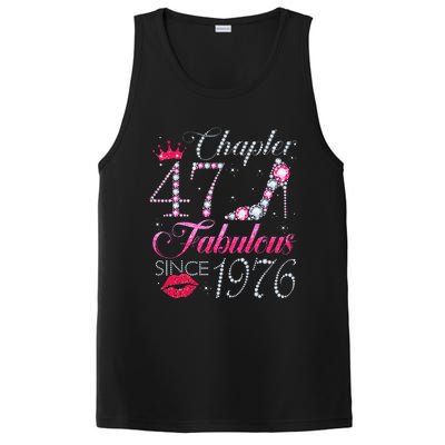 Chapter 47 Fabulous Since 1976 47Th Birthday Gift For Women PosiCharge Competitor Tank