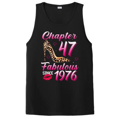 Chapter 47 Fabulous Since 1976 47th Birthday Queen Leopard PosiCharge Competitor Tank